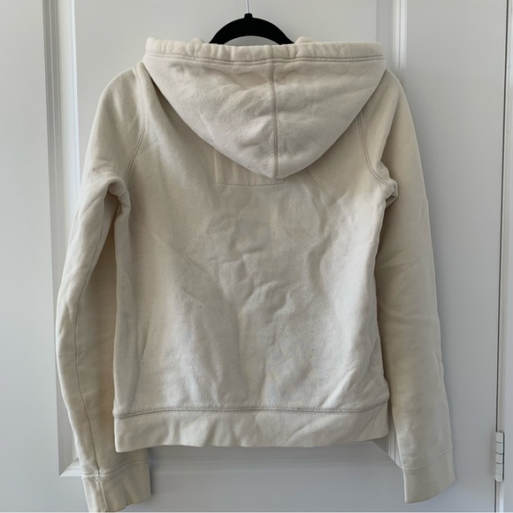Hollister - White Full Zip Hoodie - Picture 3 of 4